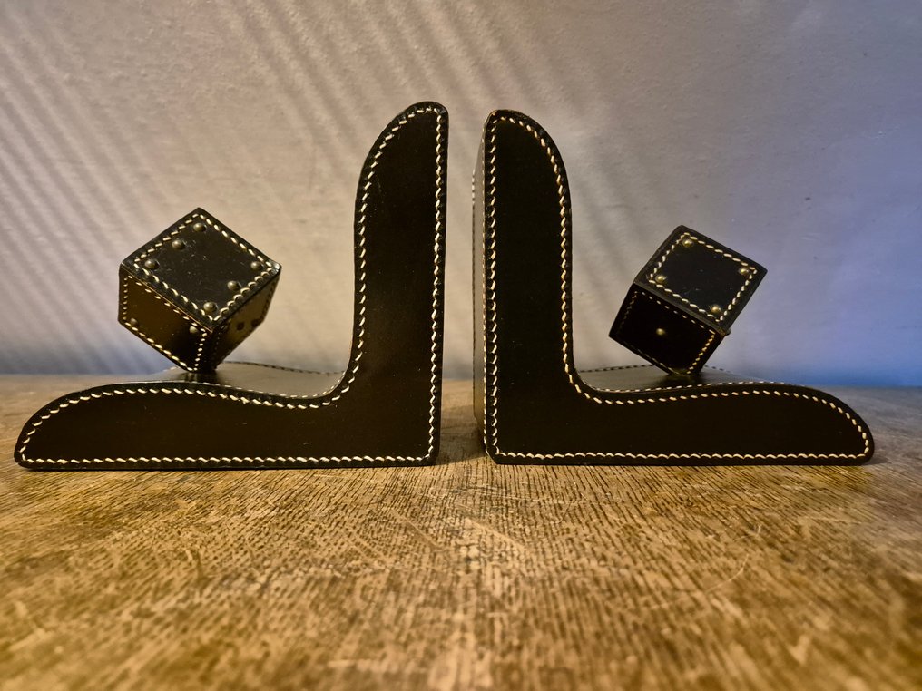 Podpórki do książek (3) - Skóra, Metal #2.1