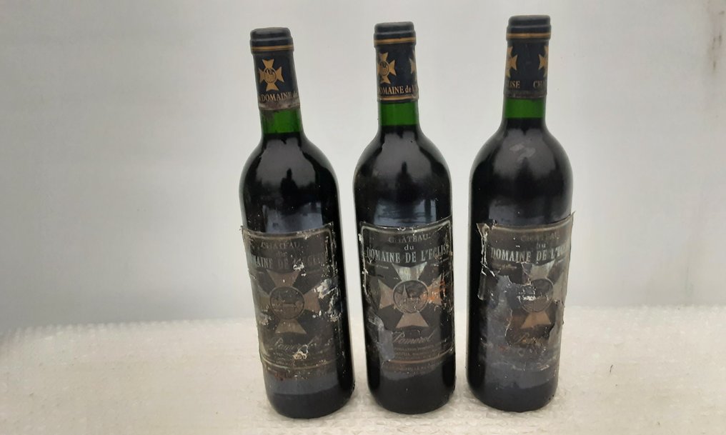1989 Domaine de l'Eglise - Pomerol - 3 Bottles (0.75L) #1.0