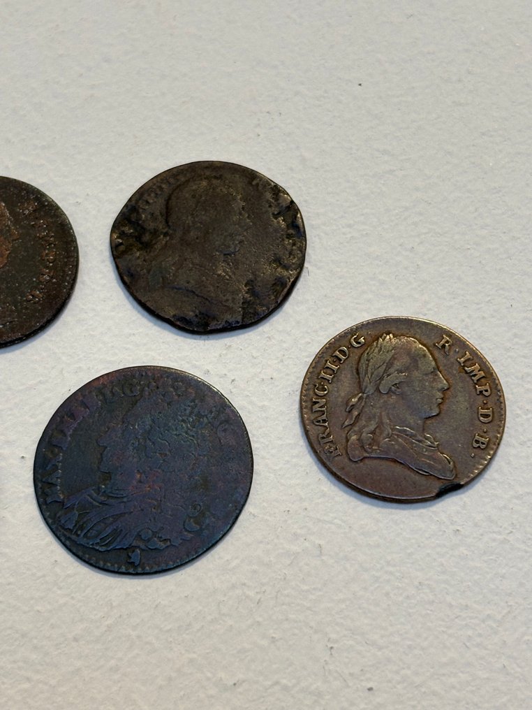 Austrian Netherlands. Lot 7 monnaies  (No reserve price) #2.1