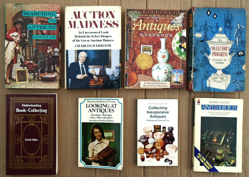 Various authors - Eight descriptive instruction books for the (beginning) amateur antique collector - 1957-1998 #1.0