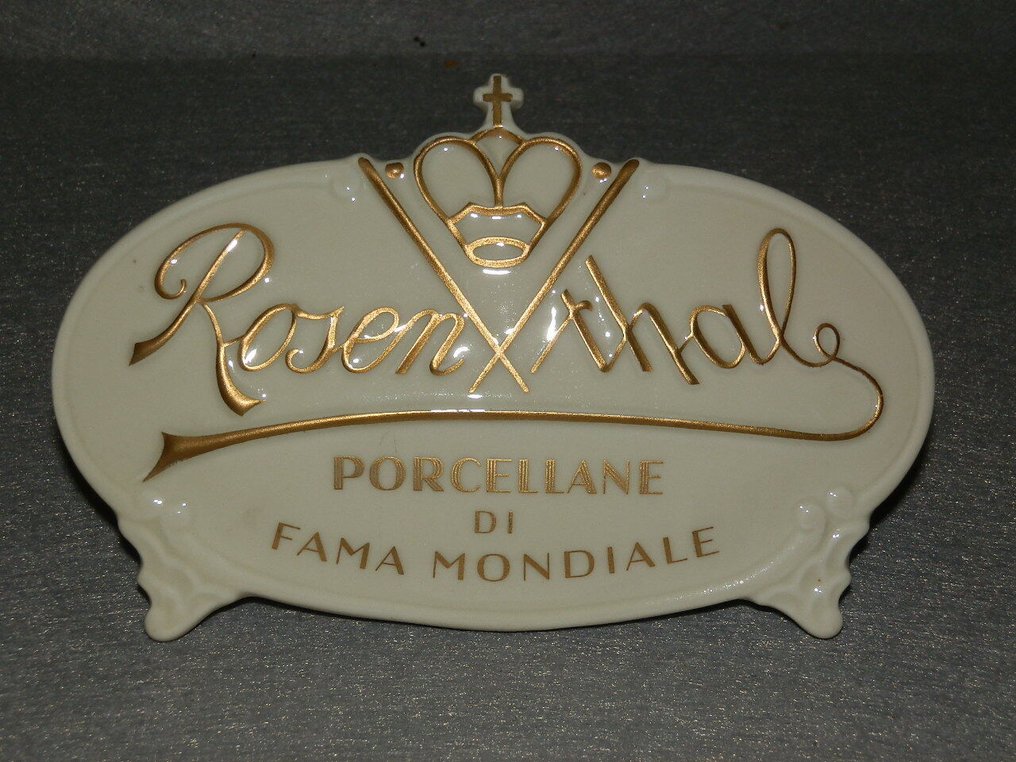 Rosenthal - Άγαλμα, Insegna Pubblicitaria - 9 cm - Πορσελάνη #2.1