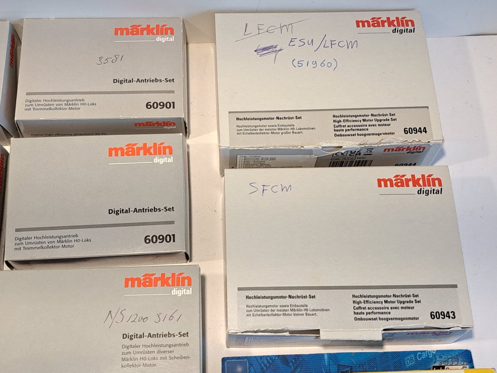 Märklin H0 - 60760/901/904/943/944/62407 - Electrónica (15) - 15 conjuntos analógicos/digitales que quedaron después de la conversión a digital. #3.2