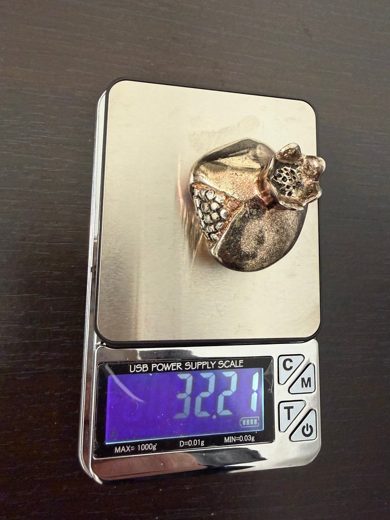 Miniature figur - pomegranate - .925 sølv #1.0