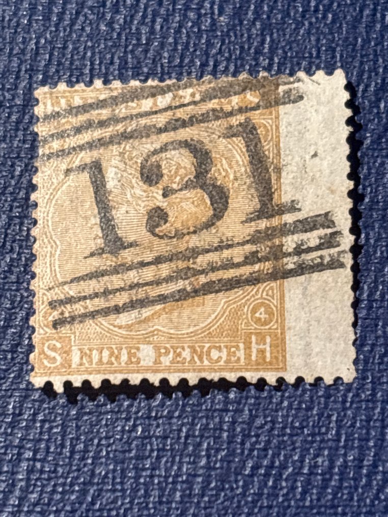 Iso-Britannia 1865 - Victoria no 30 YT, 111 SG, fil. fleurs, cote 325€ #3.2