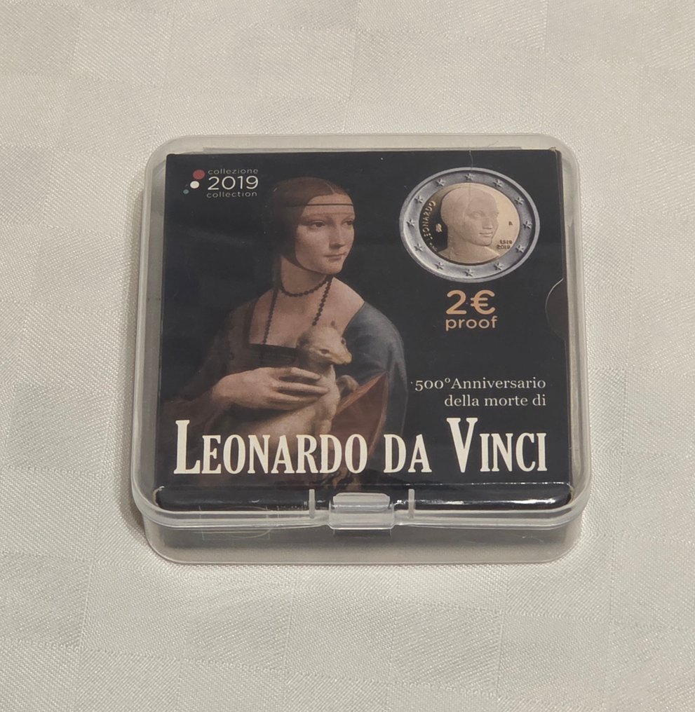 Italia. 2 Euro 2019 "Leonardo da Vinci" Proof #4.3