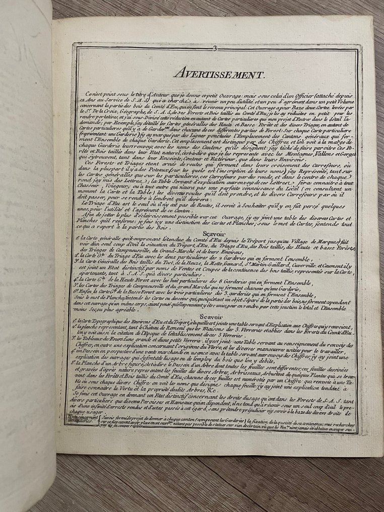Comte-Pairre d'Eu - Collection de Cartes concernant les Forêts, Triages et Bois-Taillis du Comte-Pairre d'Eu - 1768-1768 #4.3
