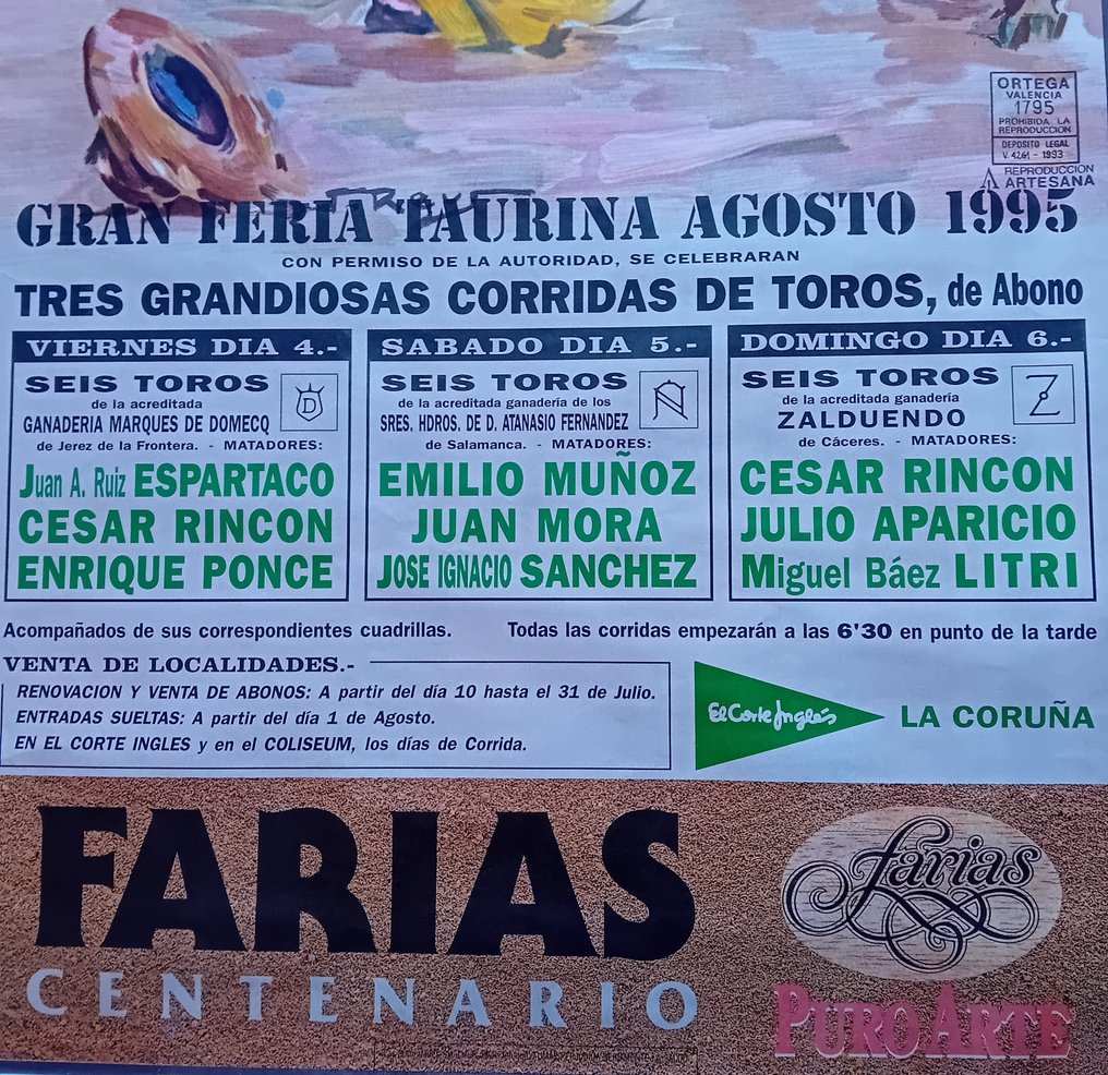 Anonymous - Ortega - Plaza de Toros La Coruña - 1990er Jahre #4.3