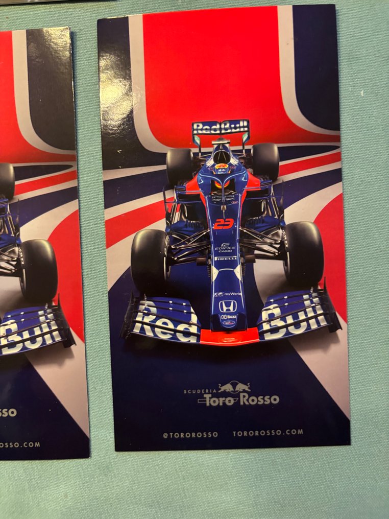 AlphaTauri - Formula 1 - Pierre Gasly, Daniil Kvyat, Alexander Albon - 2019 - Fan card #4.3