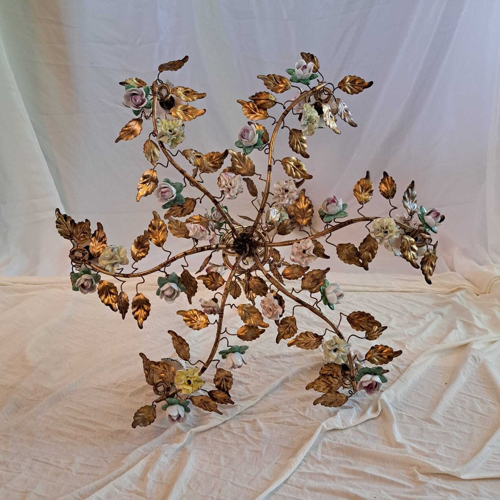 Riippuva lamppu - Rauta, Posliini #4.3