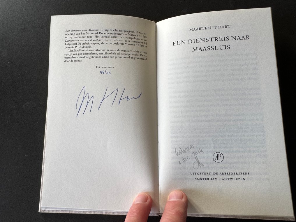 Maarten 't Hart - Een dienstreis naar Maassluis (Luxe-editie) - 2010 #1.0