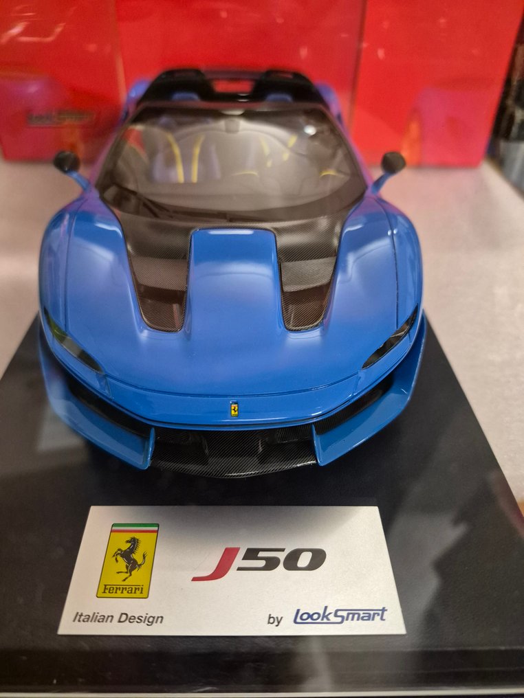 Look Smart 1:18 - 模型跑车 - Ferrari J50 French Racing blue 2016 - LS18016C #1.0