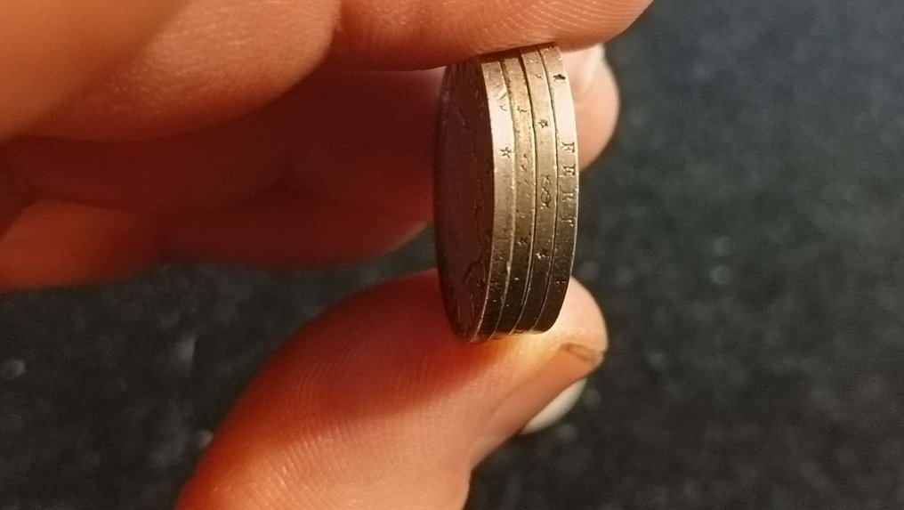 Ιταλία, Βατικάνο. Lot 5 silver coins 1863-1927  (χωρίς τιμή ασφαλείας) #2.1