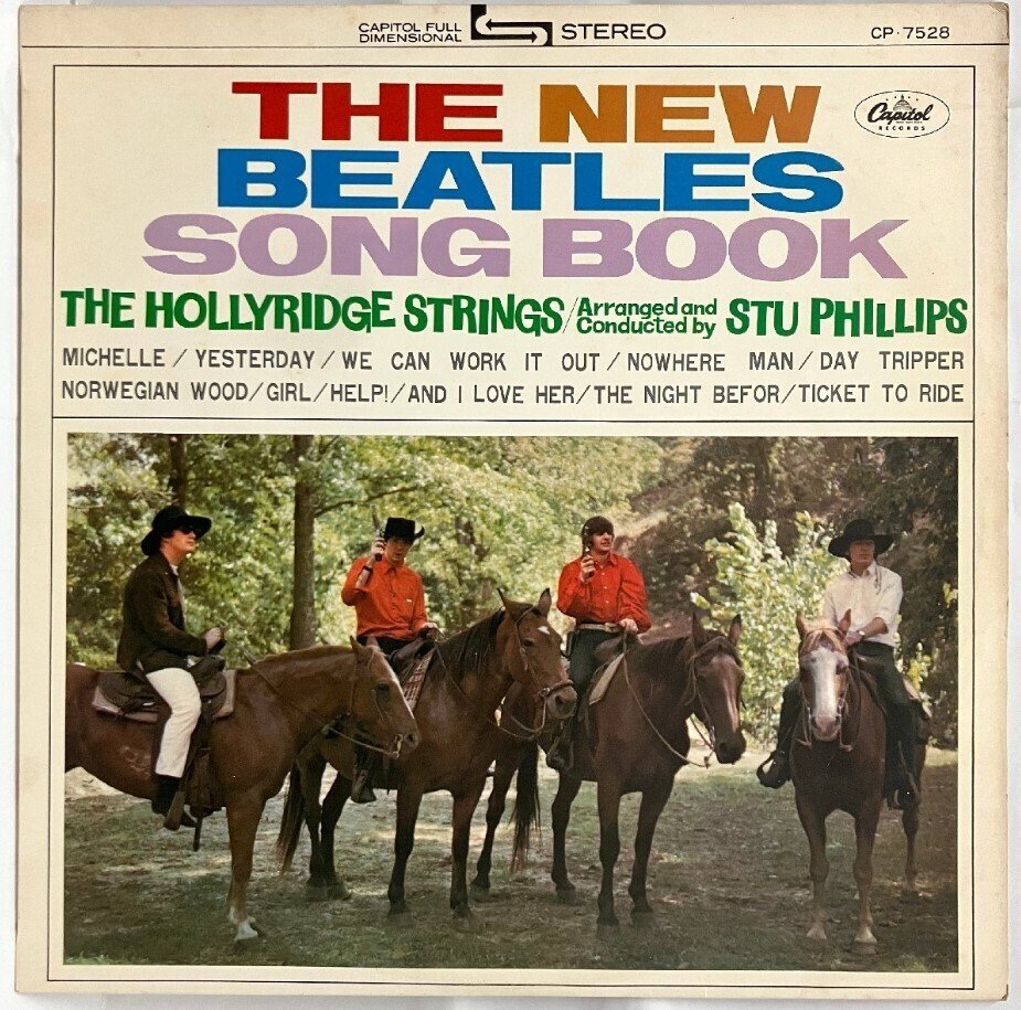 Beatles - The Hollyridge Strings – The New Beatles Song Book - LP - Promo pressing, Coloured vinyl, 1st Pressing, Japanese pressing - 1966 #1.0