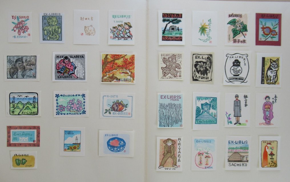 Set of 30 pieces of Ex Libris - Various - Japan  (No reserve price) #1.0