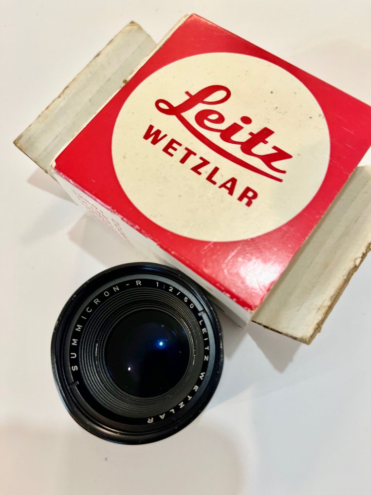 Leitz, Leica Summicron-R 1:2/50mm + Macro Leitz Wetzlar Elpro VI b Prime lens #4.3