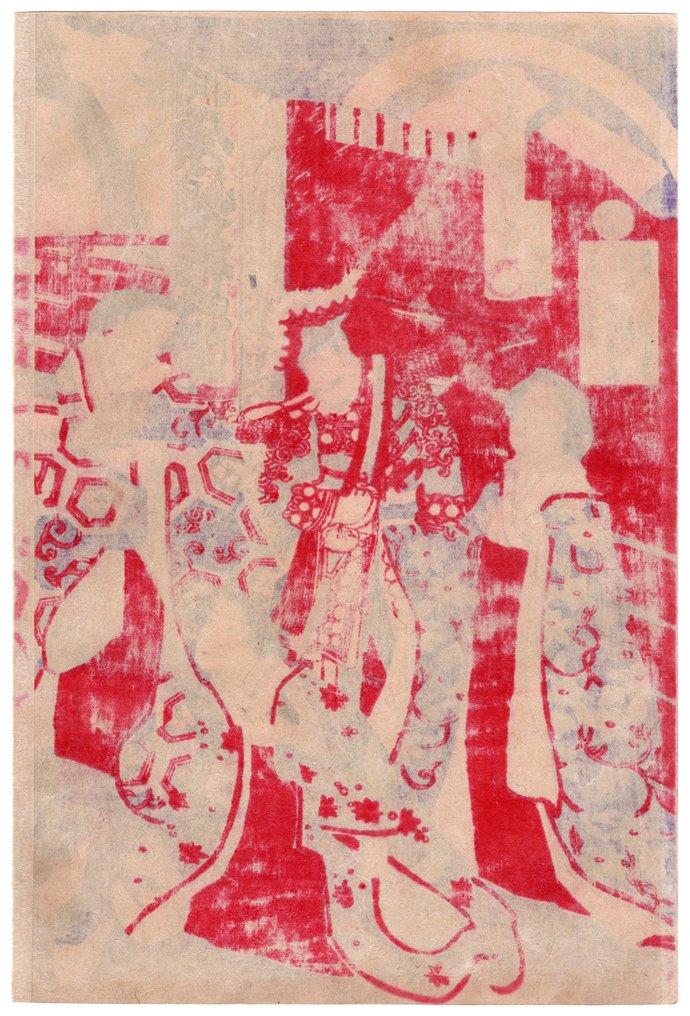 Sensō-ji Temple at Kinryūzan (Kinryūzan Sensō-ji no zu) - 1882 - Yōshū Chikanobu (Hashimoto Chikanobu) (1838–1912) - Japan - Meiji period (1868-1912) #4.3