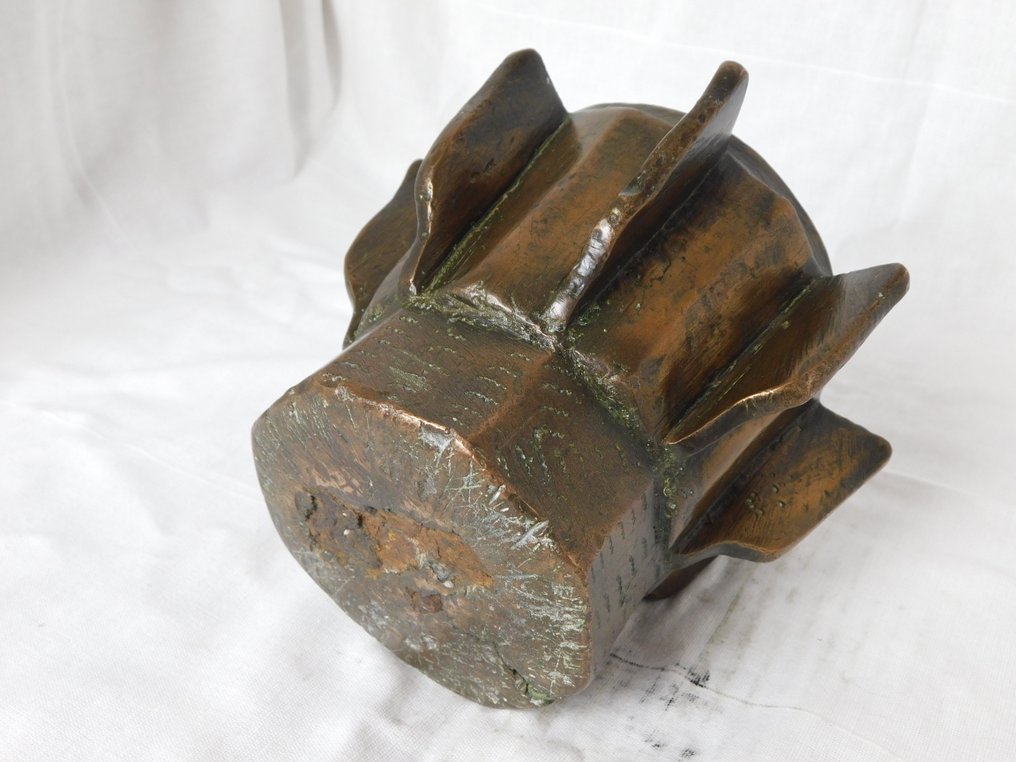 Mortaio - Bronzo - Mortaio ottagonale #4.3