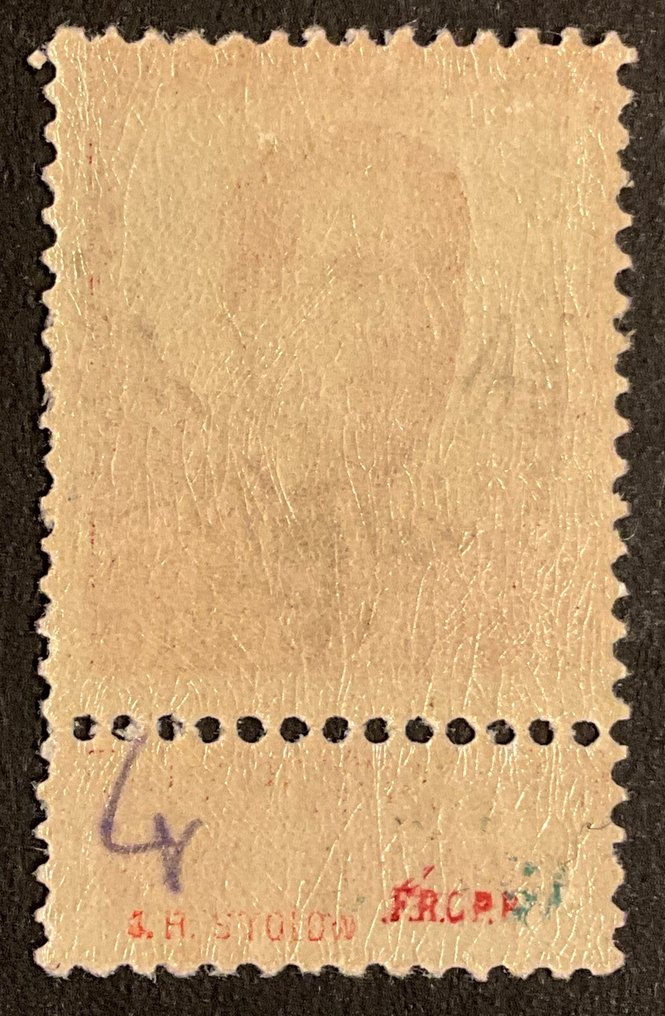 Belgium 1915 - 'Spoked wheel': 10c Red - multiple certified - OBP/COB TR49 - met meerdere keurmerken #1.0