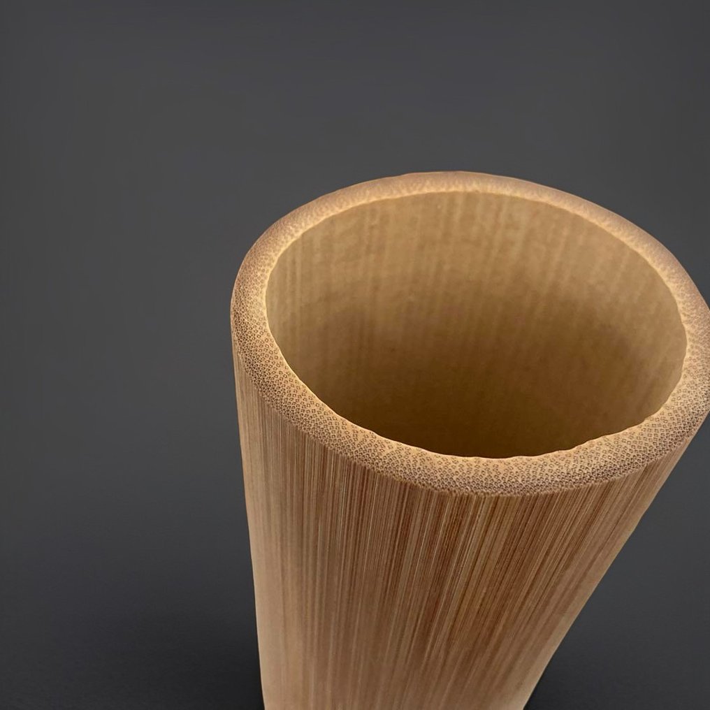 Καλάθι - Καλλιτεχνικό καλάθι λουλουδιών Hanakago Ikebana, τελετή τσαγιού, μπαμπού. - Καλάθι λουλουδιών από μπαμπού #4.3