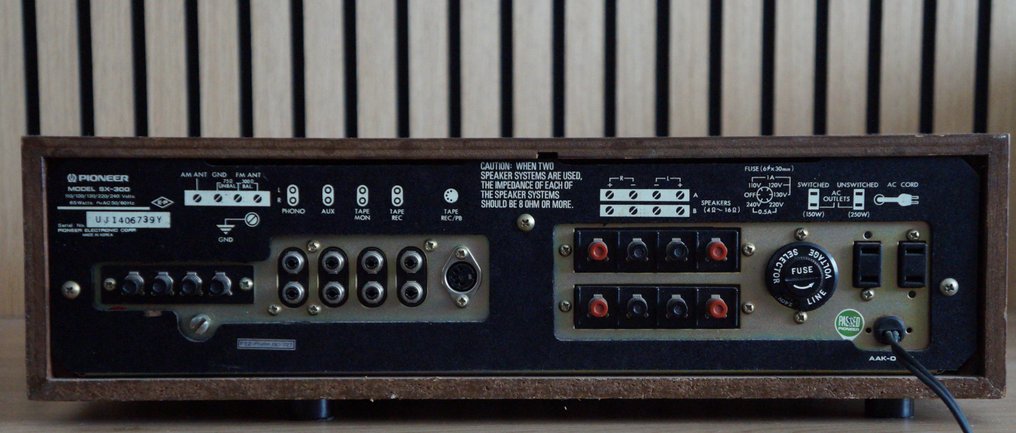 Pioneer - SX-300 Stereo Solid state stereo receiver #4.3