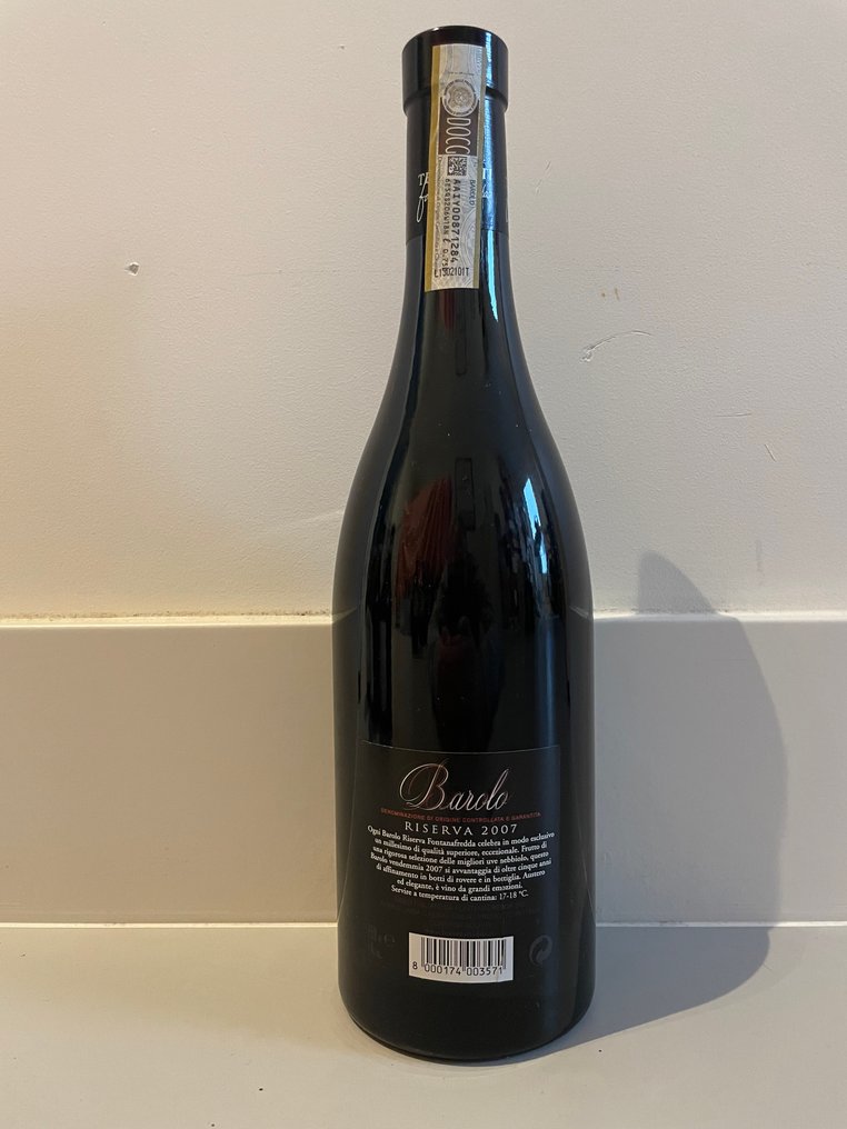 2007 Fontanafredda - Barolo Riserva - 1 Butelka (0,75 l) #1.0