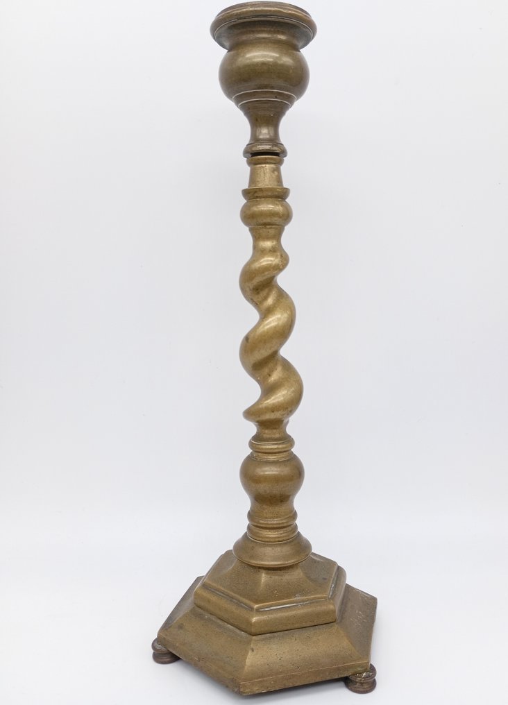 Candlestick - Bronze, Brass - with fire extinguisher #1.0