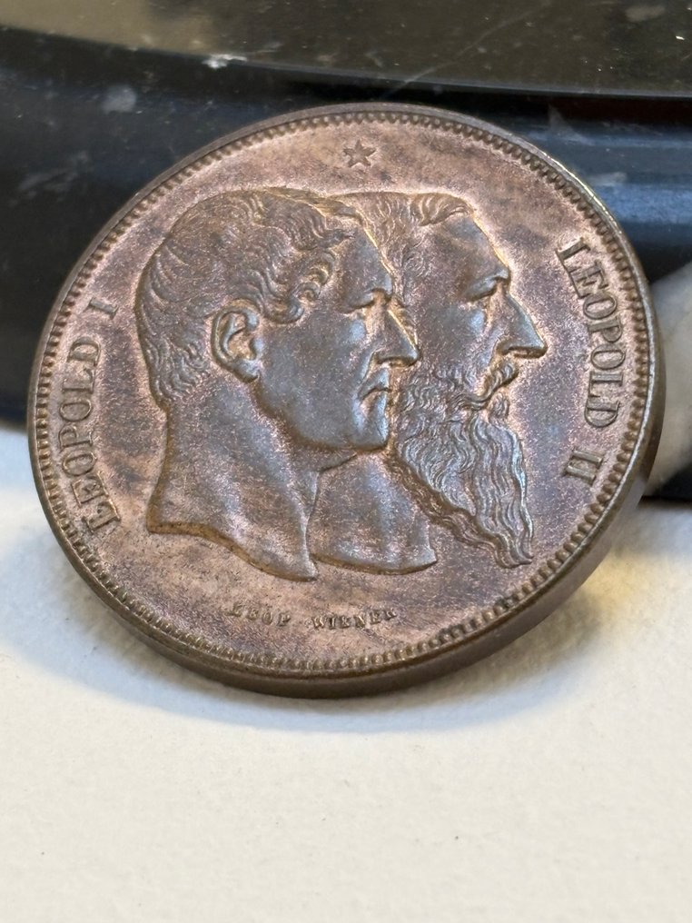 Belgium. Leopold II. 10 Centimes 1880  (No reserve price) #2.1