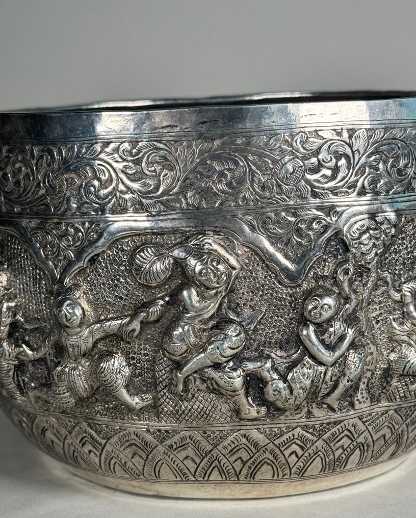 Πιάτο - Ασημί - Βουρμαϊκό μπολ #1.0