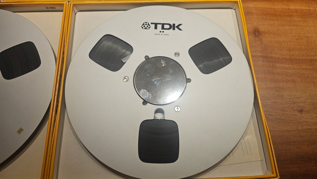 TDK - 26 cm Metallrollen mit Band Spulentonbandgerät #2.1