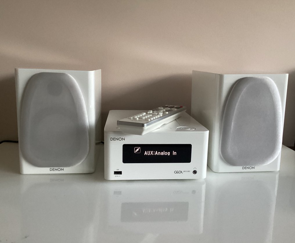 Denon - CEOL Piccolo DRA-N5 netværk stereosystem med SC-N5 højttalere og fjernbetjening. Sæt lydudstyr - Flere modeller #3.2