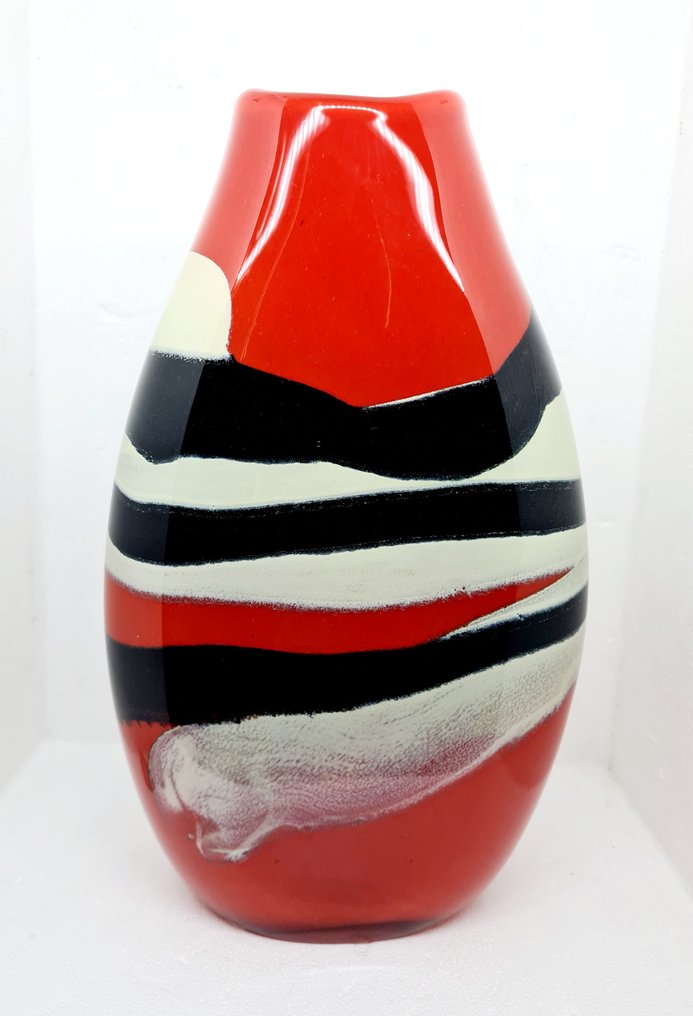 "Giant" 31 cm vase - Gesigneer - Βάζο - Γυαλί #1.0