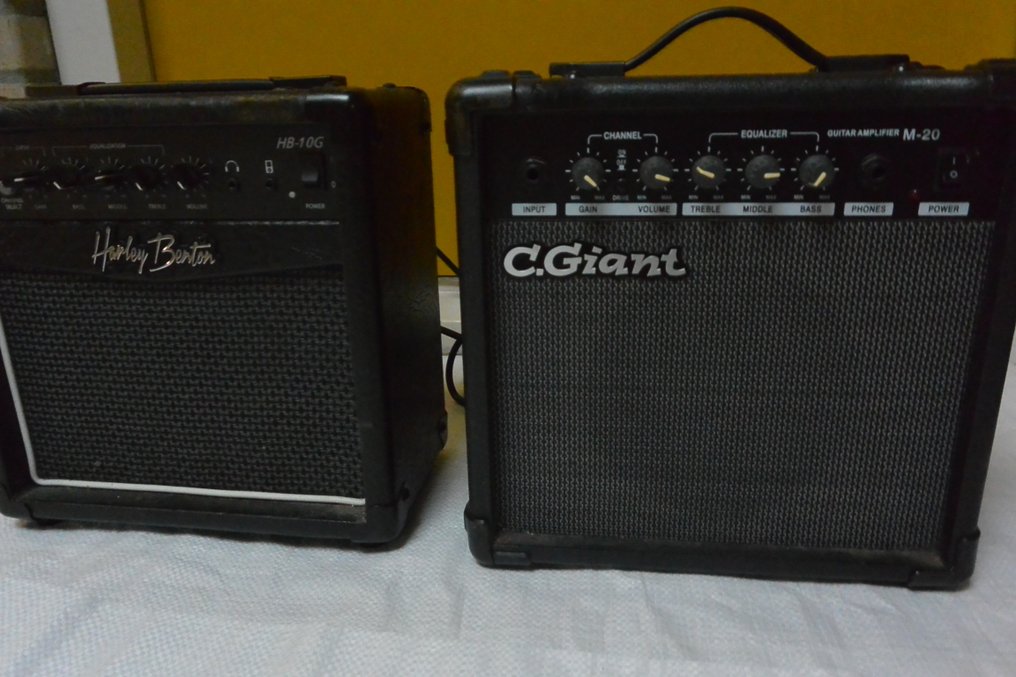 harley benton/ giant - Number of items: 2 - Guitar amplifier - China - 2000  (No reserve price) #2.1