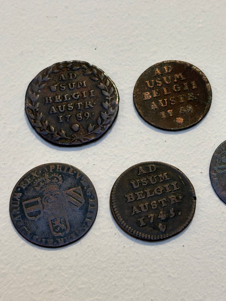 Austrian Netherlands. Lot 7 monnaies  (No reserve price) #3.2