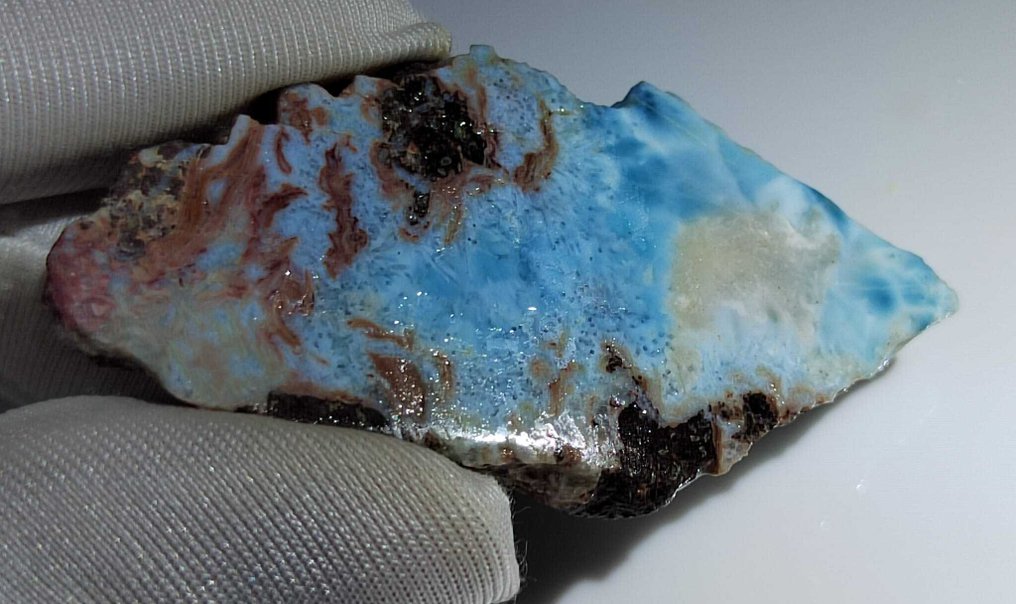 Larimar hochwertig - 240 Karat AAA Rohstein- 48 g #1.0