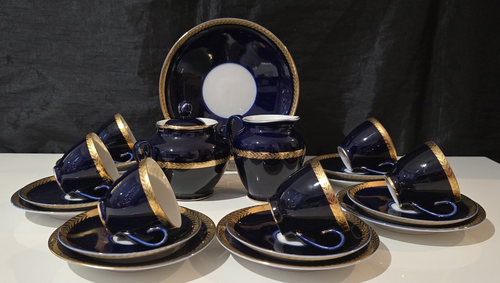 Lomonosov Imperial Porcelain Factory - Σετ καφέ για 6 (21) - Πορσελάνη #2.1