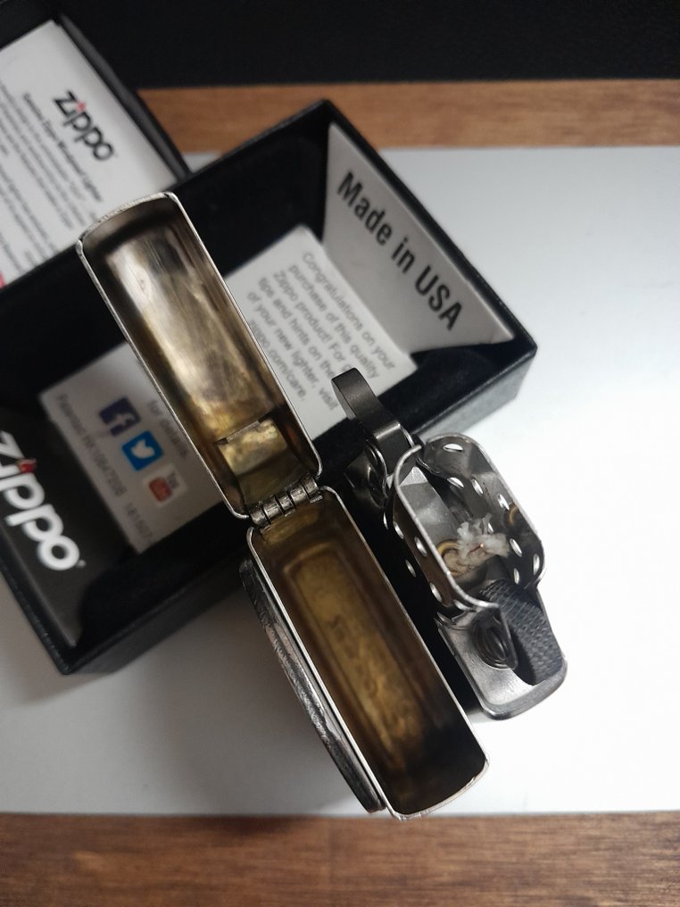Zippo - Sem preço de reserva - Isqueiro de bolso - Aço #4.3
