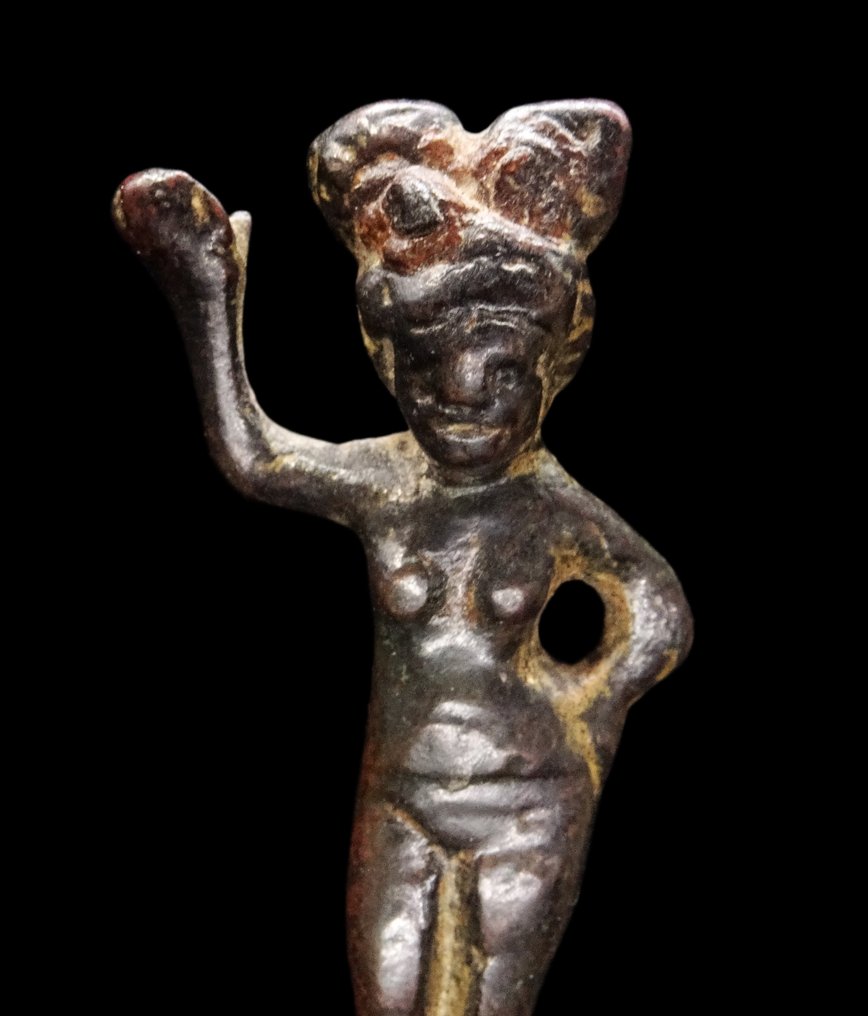 古羅馬 叙利亚-罗马时期的无耻维纳斯，铜制，公元1至2世纪，由Jean-Sylvain鉴定。 #2.1