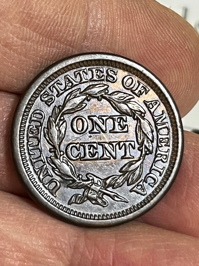 美國. 1 Cent 1846 Braided Hair  (沒有保留價) #1.0