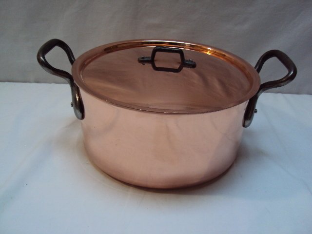 Cocotte avec couvercle fabrication française estampillée - Κατσαρόλα - Χαλκός, Σίδερο, ανοξείδωτο ατσάλι #1.0