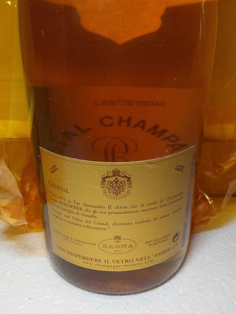 1997 Louis Roederer, Cristal - Σαμπάνια - 1 Φιάλη (0,75L) #3.2
