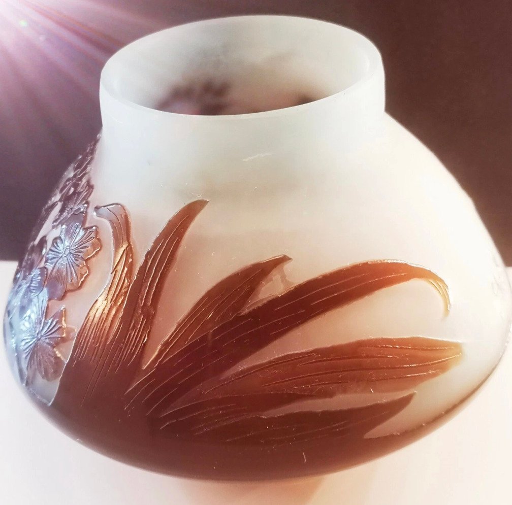 Emile Gallé - Emile Gallé - Βάζο ενός λουλουδιού - Γυαλί - Βάλε πολύ φωτιά. #2.1