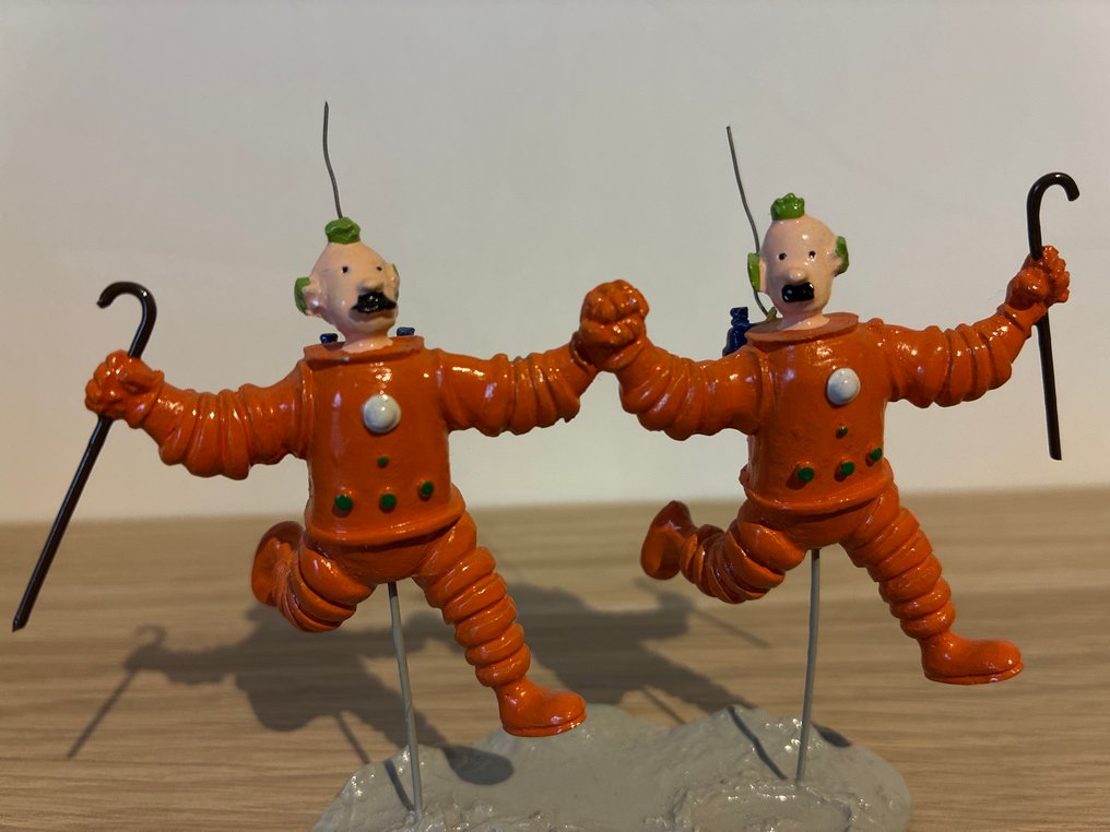 Tintin - 1 Figure - Moulinsart - Pixi 4587 - "Objectif Lune" Dupont et Dupond - 1989 #3.2