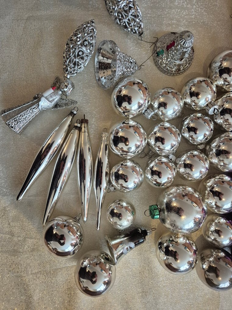 Karácsonyi dísztárgyak (75) - Üveg - karácsonyi gömbök #3.2