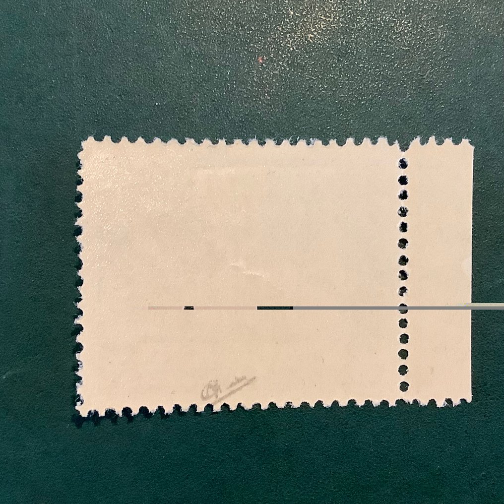 Λιχνεστάιν 1930 - 2 Κύριος Vorstenpaar με τυπωμένο περιθώριο δέρματος - ελεγμένο. - Michel 107 AR #2.1