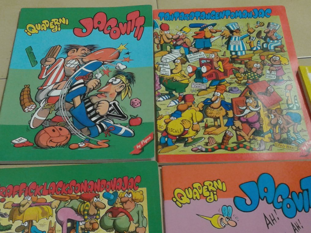 Jacovitti 2x set completi di quaderni + cartonato con Cocco Bill - 9 Comic collection #2.1