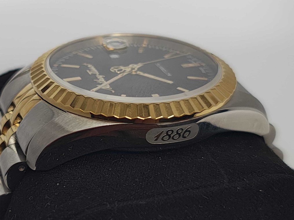 Mathey-Tissot - Automatic STP 1-11 Caliber - Cyclops Loupe - Sun Bezel - Gold - New - No reserve price - Men - 2024 #4.3