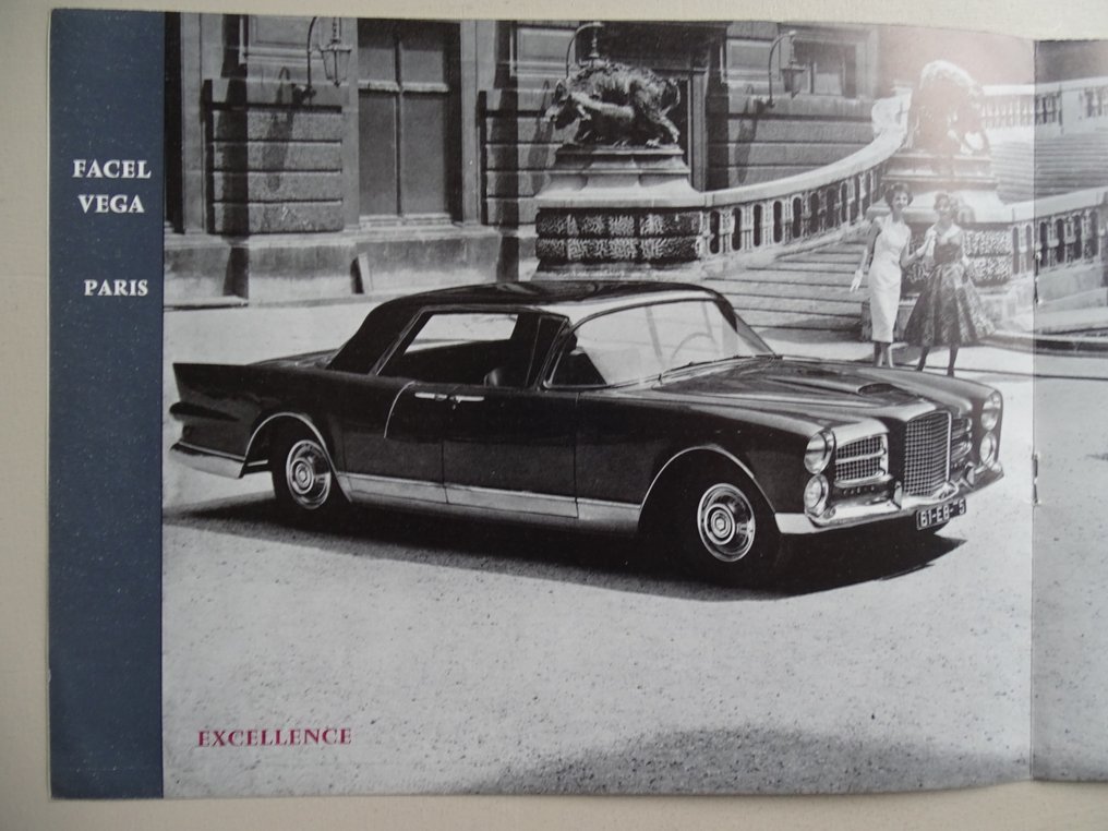 Brochure - Facel Vega - Excellence 6.0 V8 & HK 500 V8 - 1960 #1.0