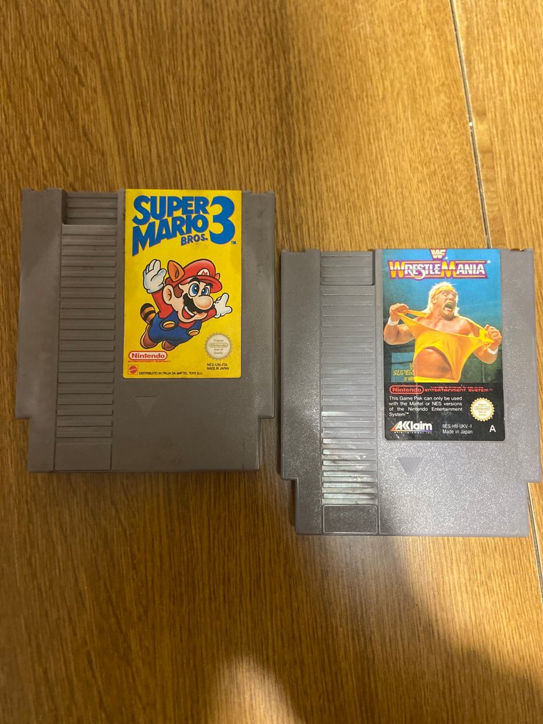 Nintendo - Nes - Super Mario Bros. 3 + WWF Wrestlemania (PAL A ITA) - Video game #1.0