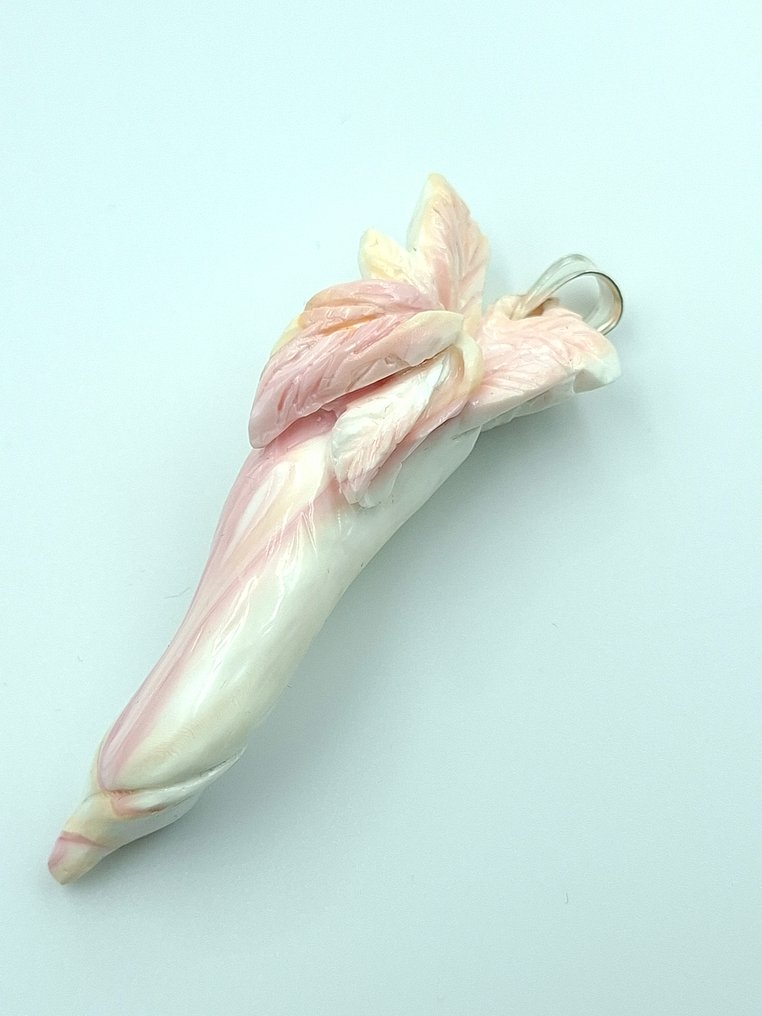 Zonder minimumprijs - Hanger Zilver -  215.00ct. tw. Carneool - Cameo antiek hanger #3.2