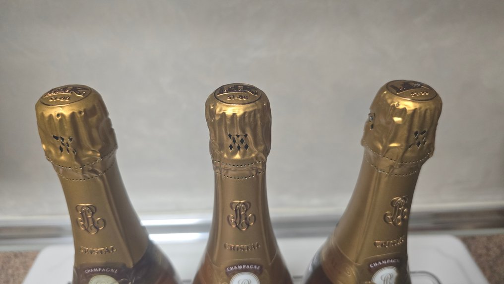2000 Louis Roederer, Cristal - Σαμπάνια Brut - 3 Bottles (0.75L) #1.0